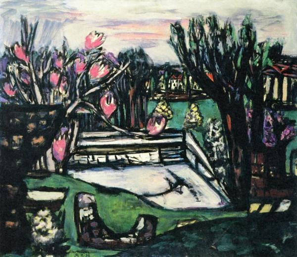 Old Swimming Pool by Max Beckmann