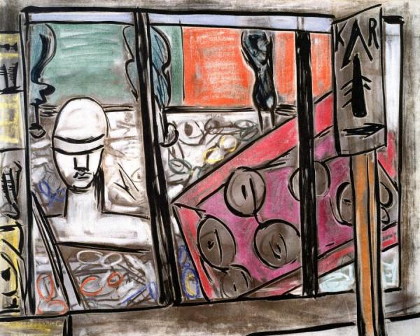 Optitian's Shop by Max Beckmann Oil Painting Reproductions