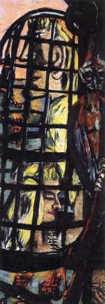 Perseus (triptych - Right Panel) by Max Beckmann
