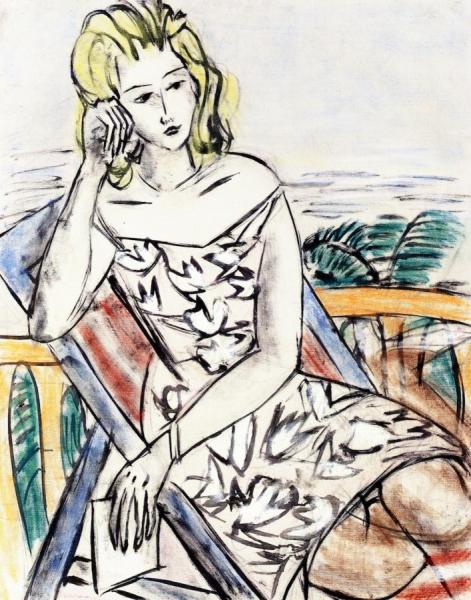 Portrait Of A Young Girl by Max Beckmann