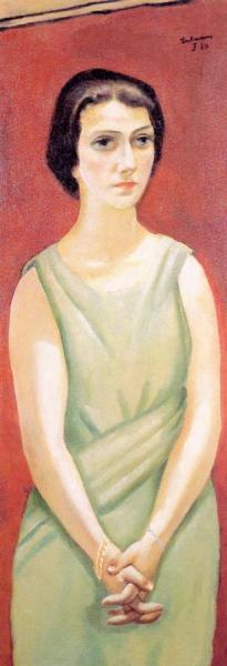 Portrait Of Elsbeth Goetz by Max Beckmann