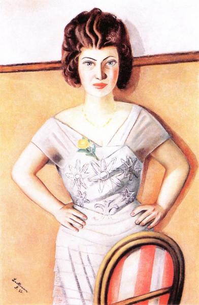 Portrait Of Frau Dr. Heidel by Max Beckmann