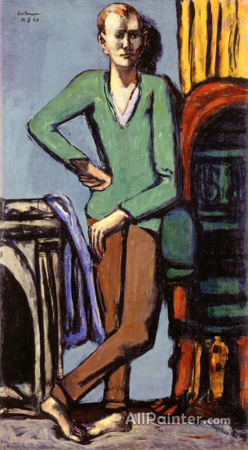 Max Beckmann Portrait Of Walter Oil Reproductions for sale | AllPainter Online Gallery