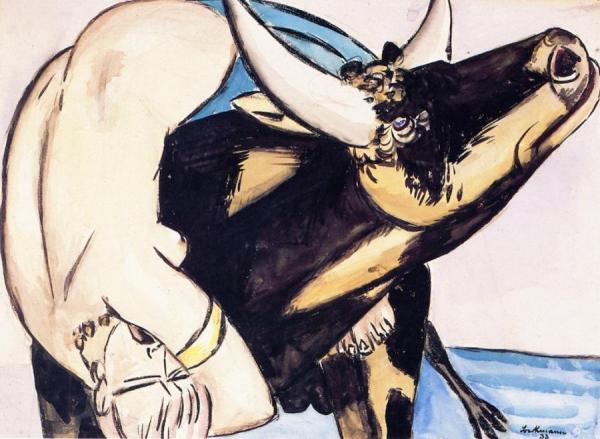 Rape Of Europa by Max Beckmann