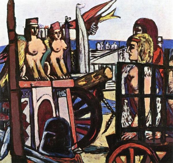Removal Of The Sphinxes by Max Beckmann