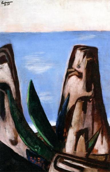 Seascape (côte D'azur) by Max Beckmann