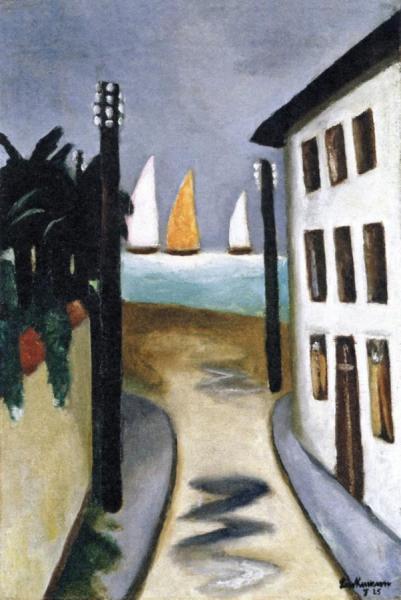 Small Landscape, Viareggio by Max Beckmann Oil Painting Reproductions