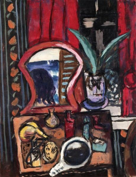 Still Life With Dressing Table by Max Beckmann