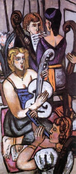 The Argonauts (triptych - Right Panel) by Max Beckmann