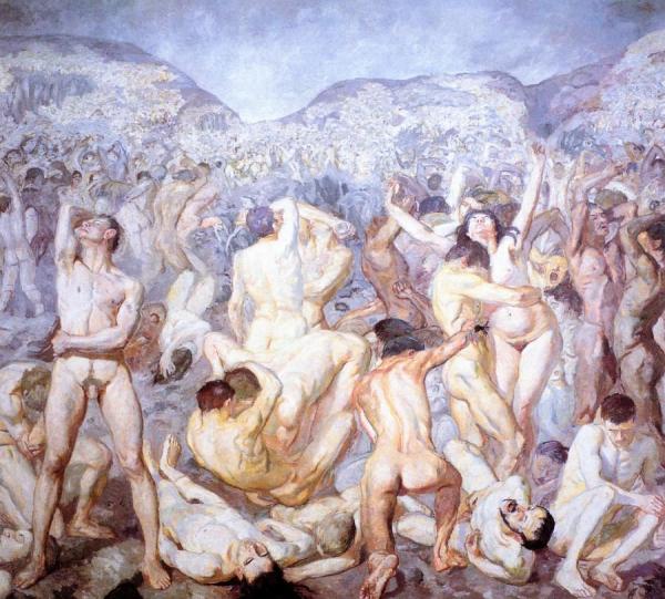 The Battle by Max Beckmann