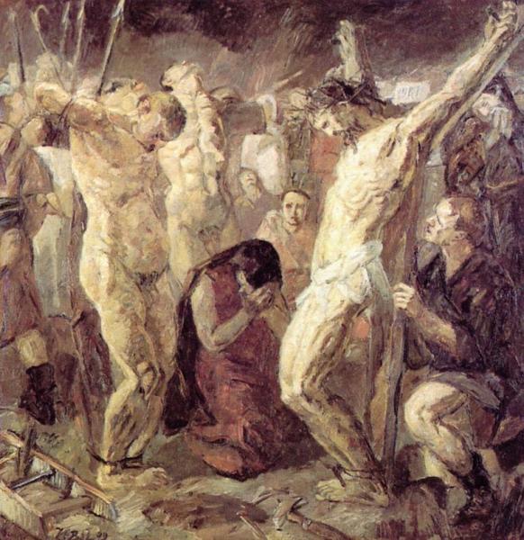 The Crucifixion by Max Beckmann