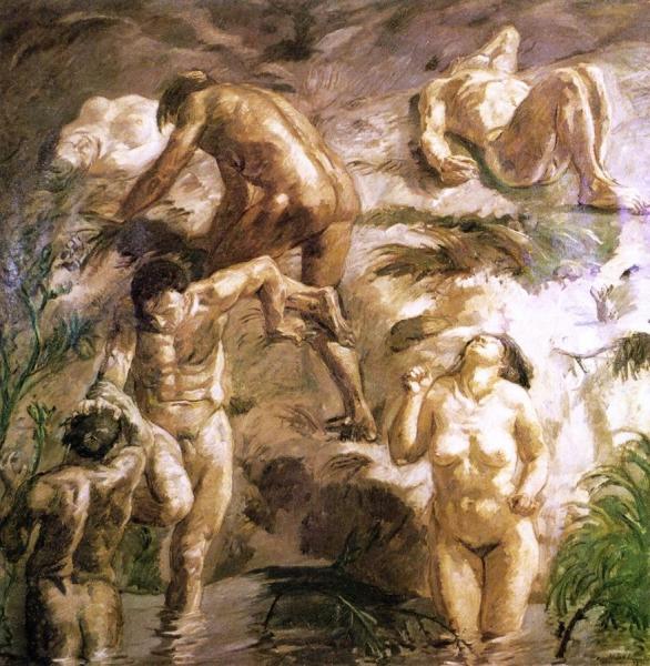 The Flood by Max Beckmann Oil Painting Reproductions