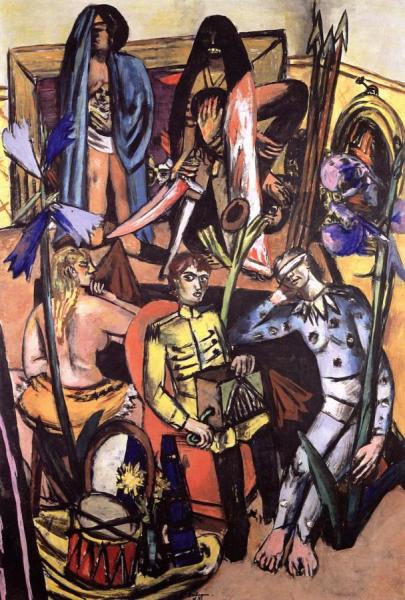 The Hurdy-gurdy Man by Max Beckmann