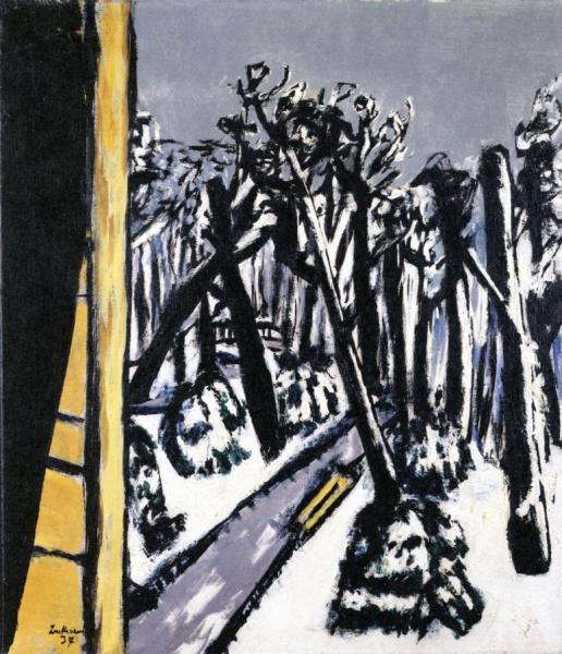 Tiergarten In Winter by Max Beckmann Oil Painting Reproductions