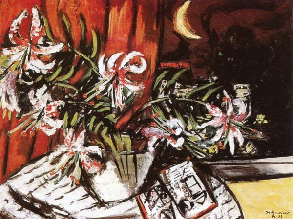 Turkish Lilies by Max Beckmann