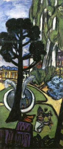 West Park by Max Beckmann Oil Painting Reproductions