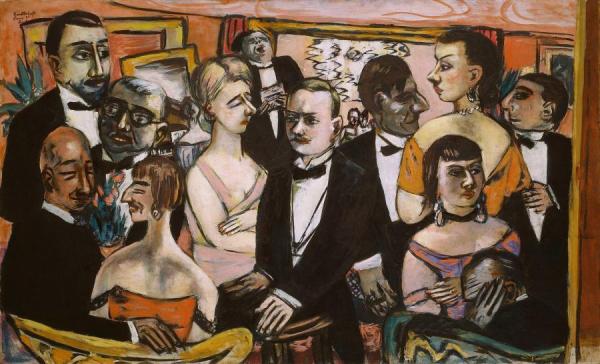 Party In Paris by Max Beckmann