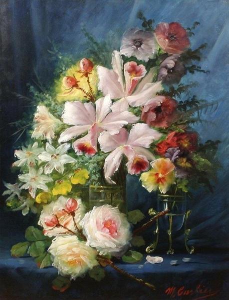 Still Life With Flowers by Max Carlier