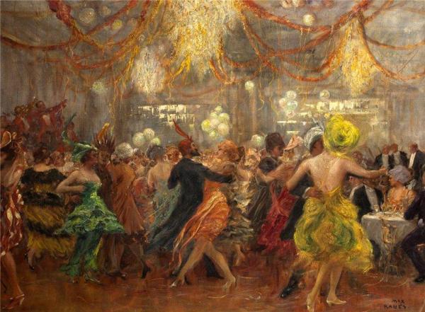 Carnival by Max Freidrich Rabes Oil Painting Reproductions