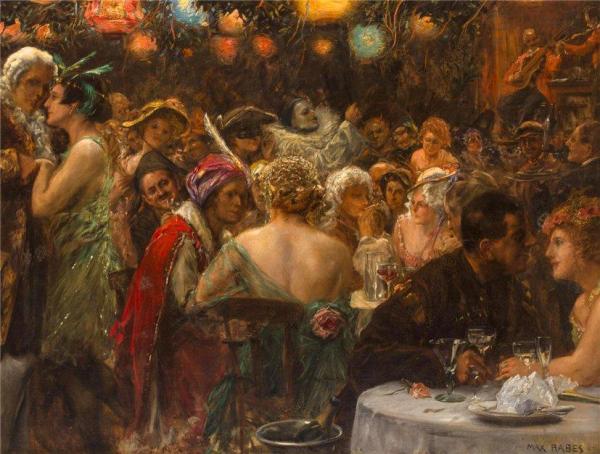 Max Freidrich Rabes The Costume Ball
