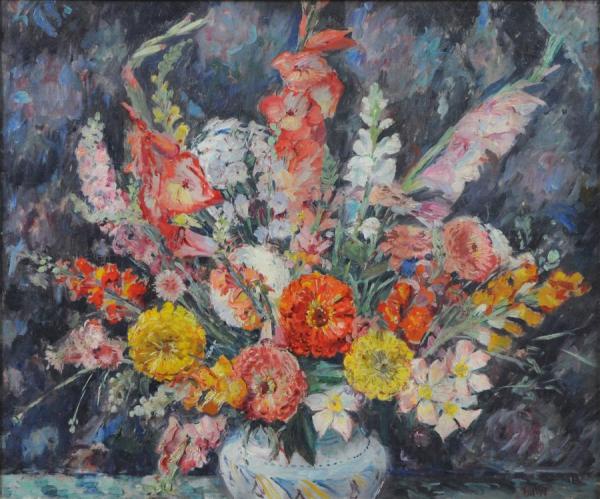 Floral Still Life by Max Kuehne