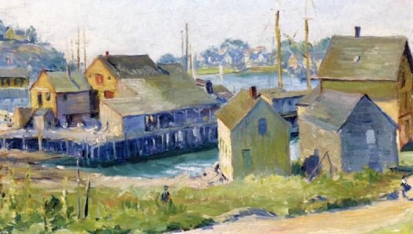 Gloucester Harbor - Late Afternoon by Max Kuehne