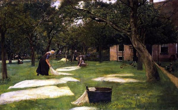 Bleaching Field At Zweeloo by Max Liebermann