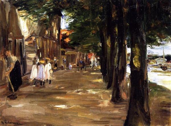 Canal In Edam by Max Liebermann