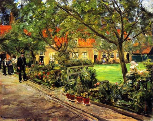 Hospital Garden In Edam by Max Liebermann