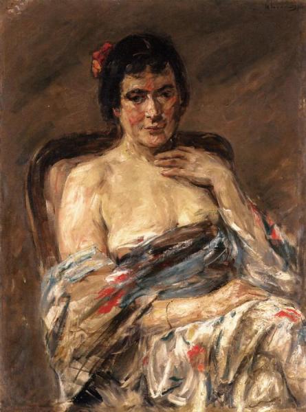 Portrait Of A Woman by Max Liebermann