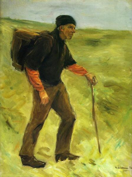 Schreitender Bauer by Max Liebermann Oil Painting Reproductions