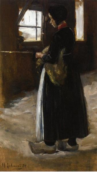 Spinner by Max Liebermann