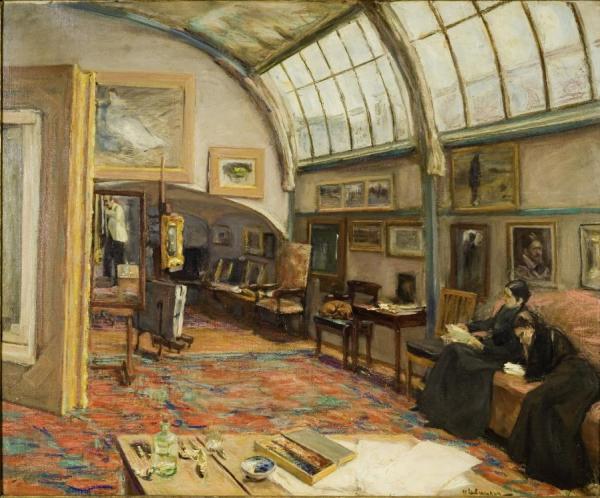 Studio Of The Painter At The Brandenburg Gate by Max Liebermann