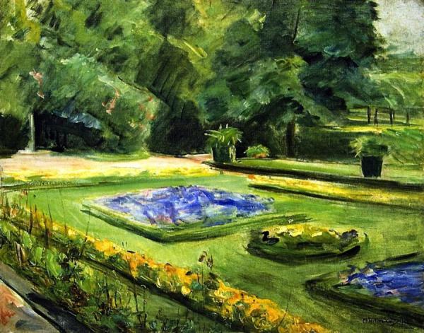 The Terrace In The Wannsee Garden Toward The Northeast by Max Liebermann