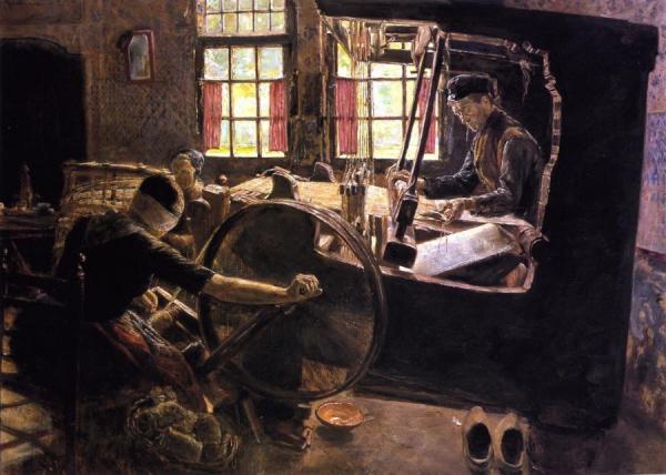The Weaver by Max Liebermann