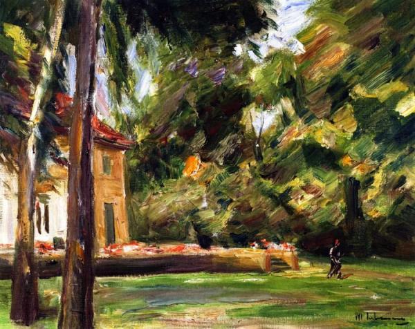 View From The Birch Avenue Toward The Northwest by Max Liebermann