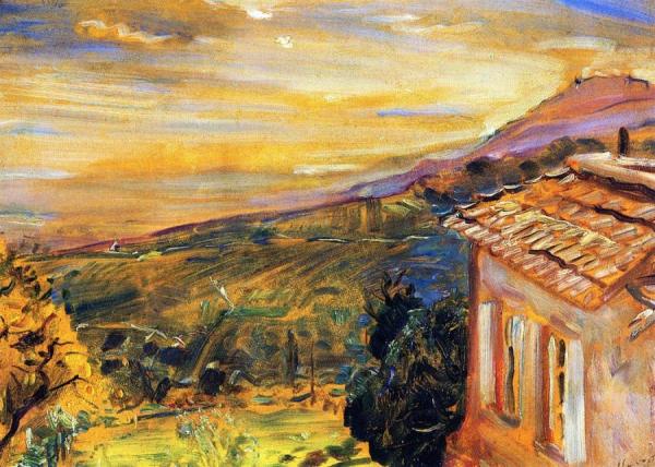 Neukastel, View Toward Leinsweiler by Max Slevogt