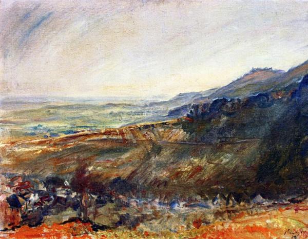 Palatinate Landscape - View Of The Madenburg by Max Slevogt