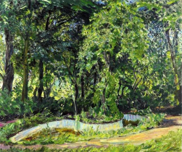 Park Landscape In The Palatinate by Max Slevogt