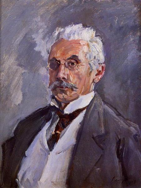 Portrait Of Carl Steinbart by Max Slevogt
