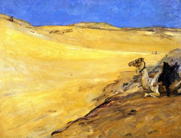 The Libyan Desert by Max Slevogt Oil Painting Reproductions