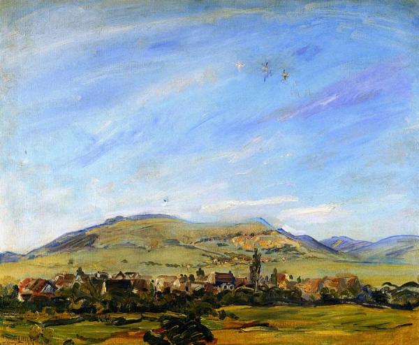 View From Godramstein Toward Frankweiler by Max Slevogt