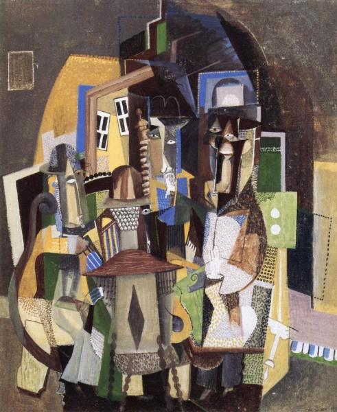 Interior With Men by Max Weber Oil Painting Reproductions