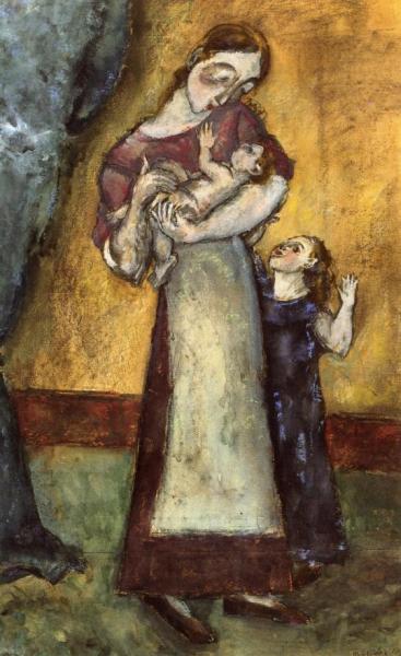 Mother And Children by Max Weber Oil Painting Reproductions