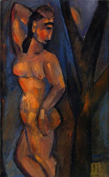 Standing Nude by Max Weber