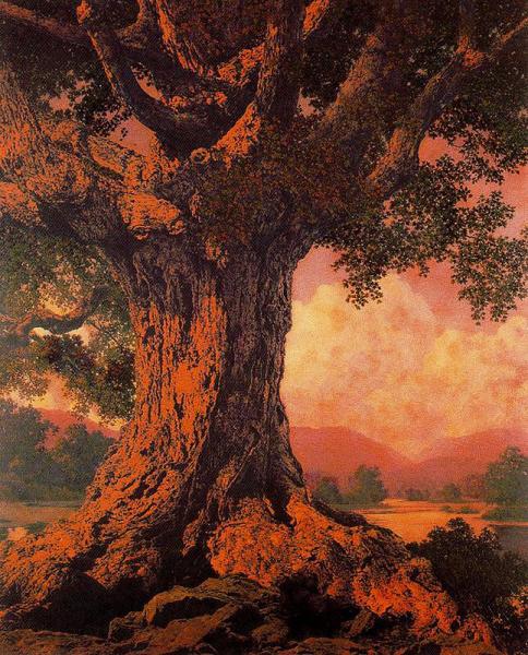 An Ancient Tree by Maxfield Parrish