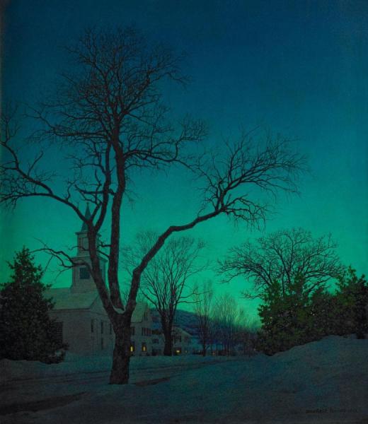 At Close Of Day by Maxfield Parrish