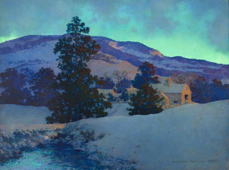 Dingleton Farm, 1956 by Maxfield Parrish
