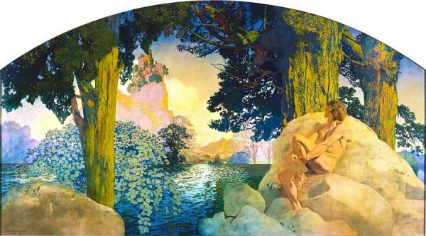 Dream Castle In The Sky,1908 by Maxfield Parrish