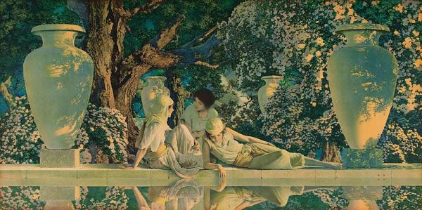 Garden Of Allah by Maxfield Parrish
